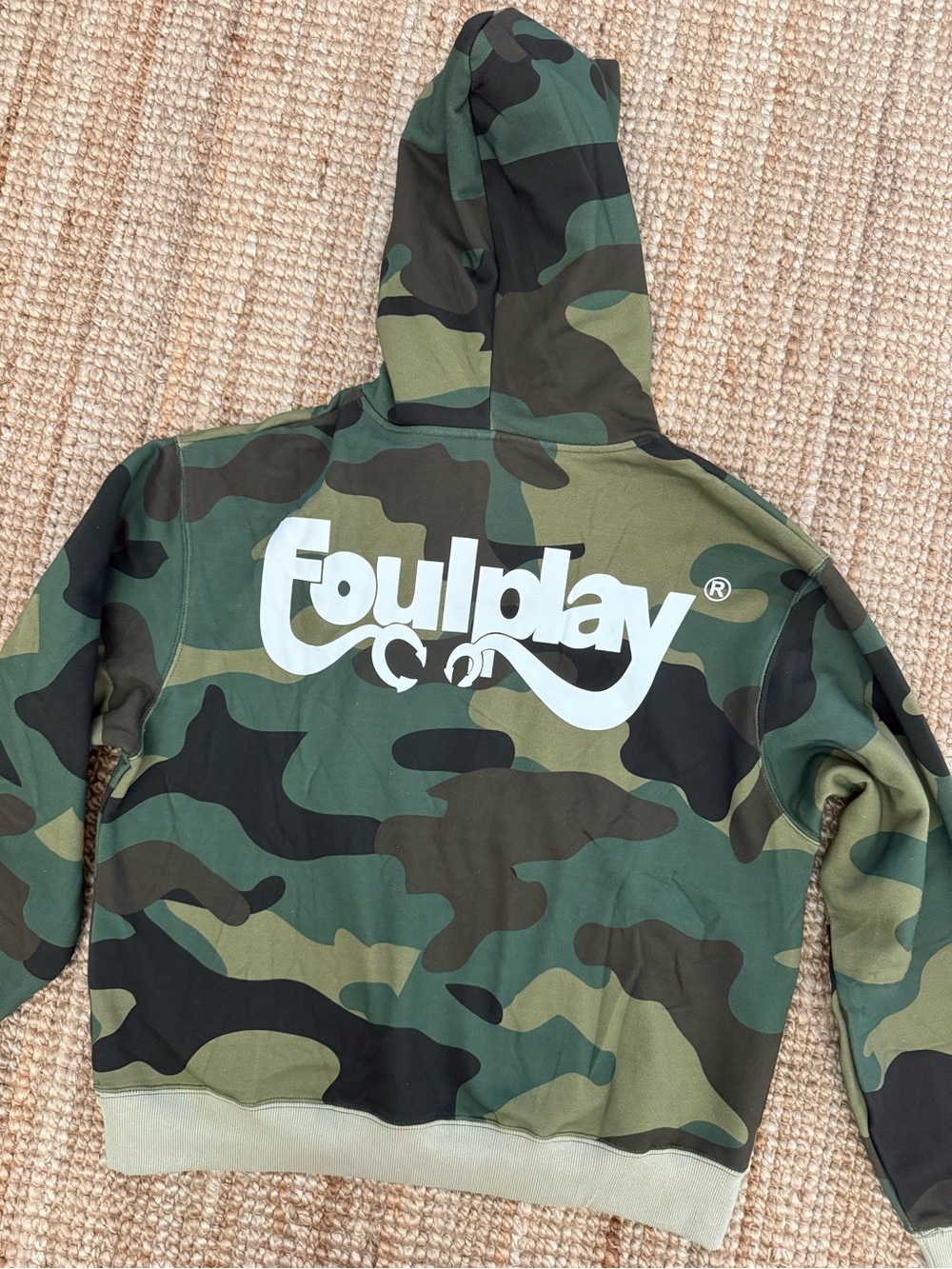 Men's Camo Pullover Hoodie in Green - Picture 2 of 6
